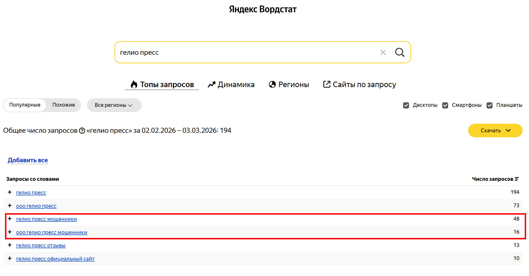 гелио пресс